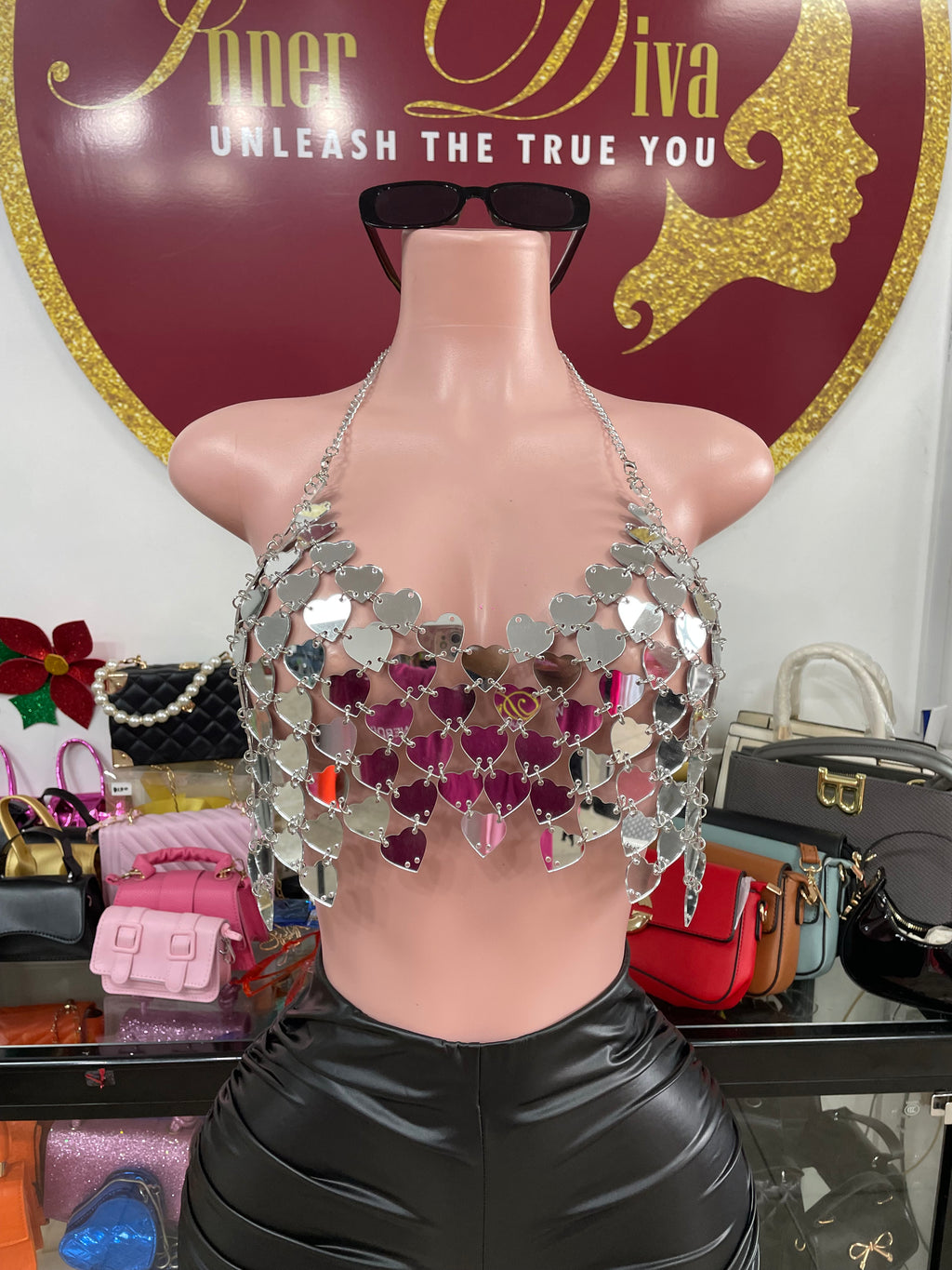 Silver Chain Top