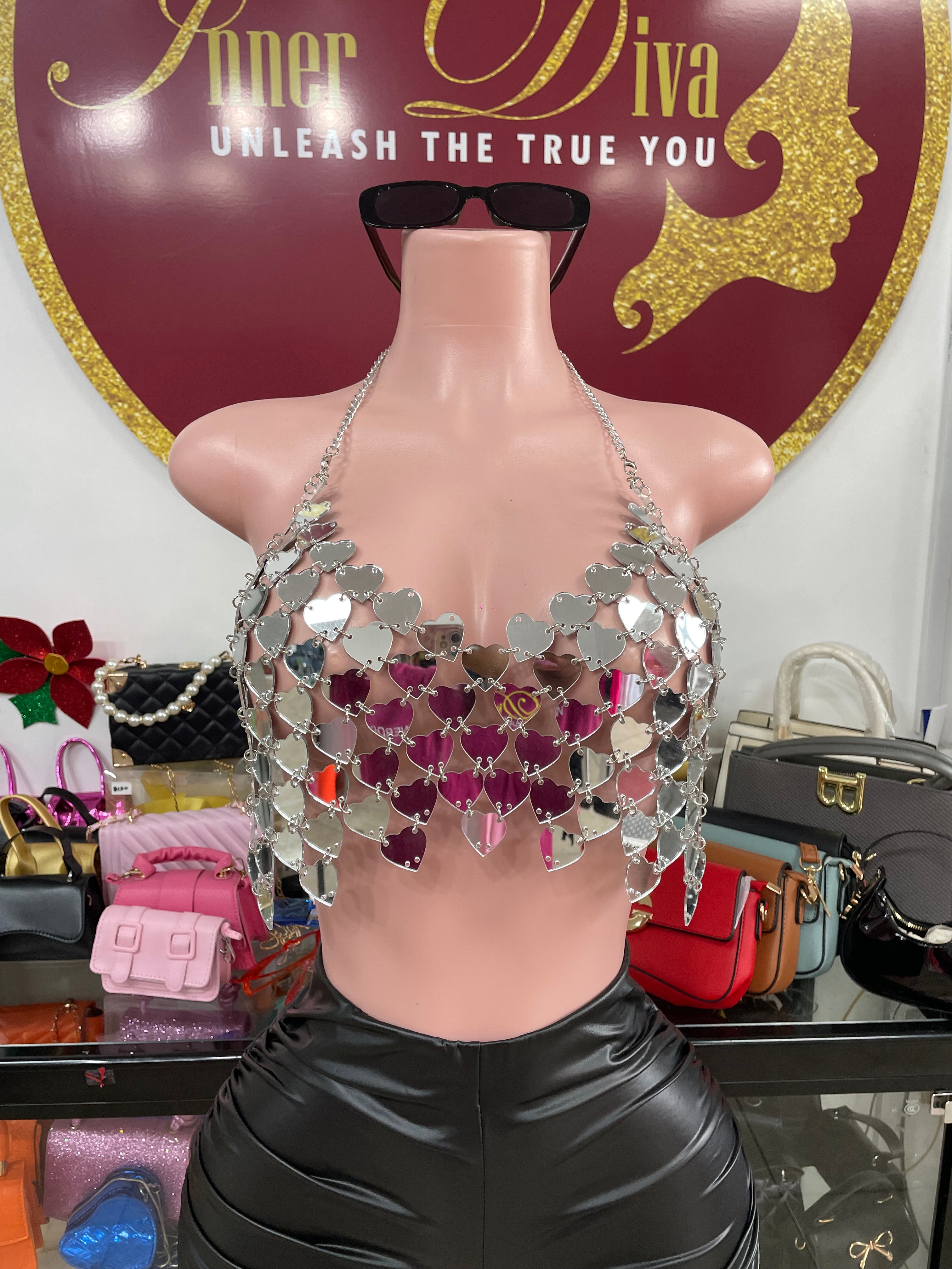 Silver Chain Top