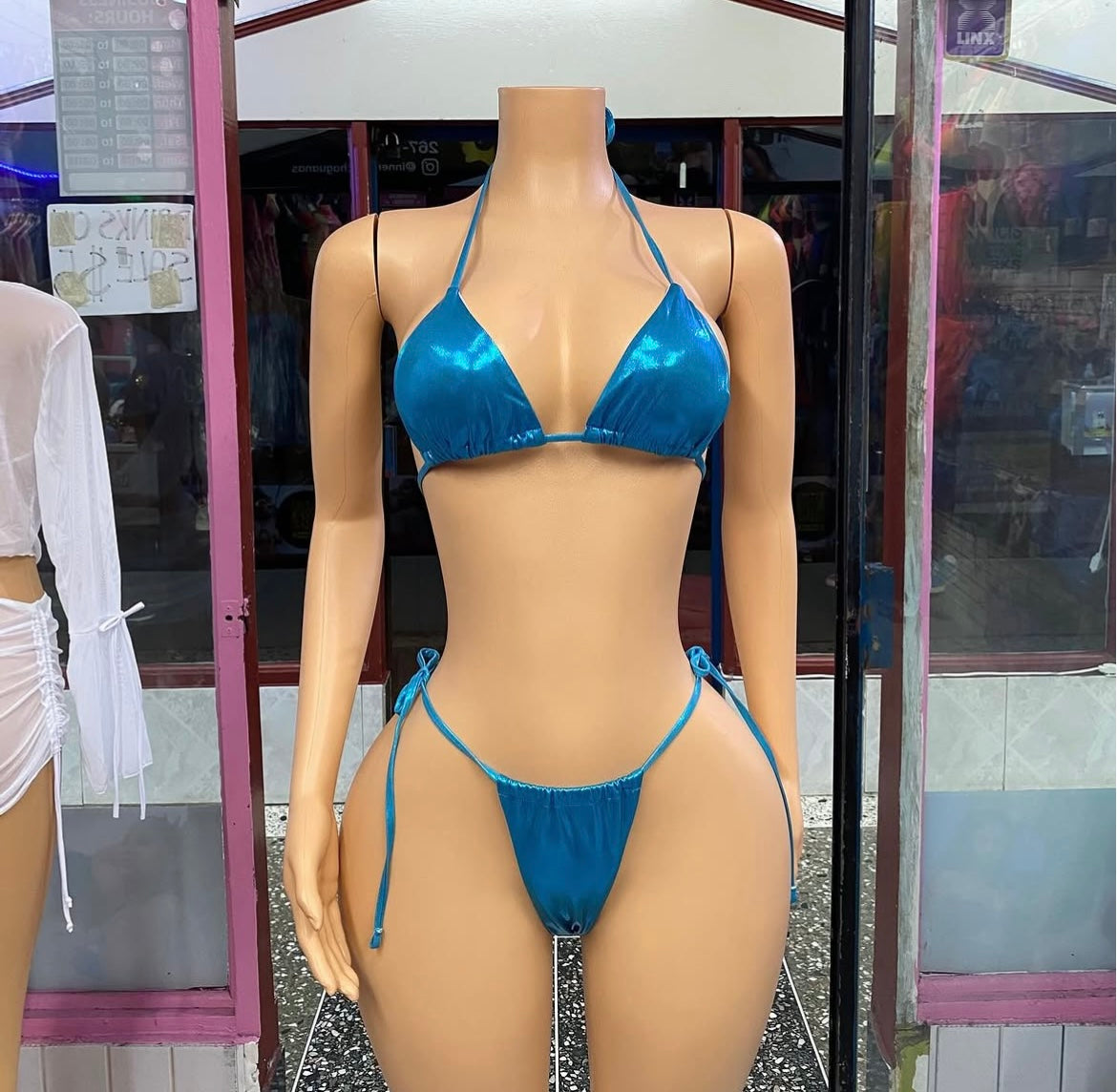 Metallic Blue 3 Piece