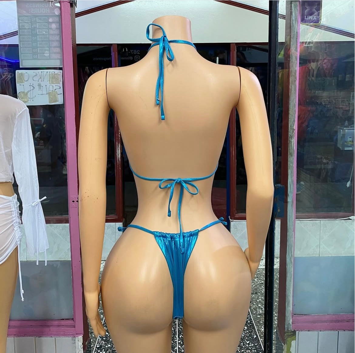 Metallic Blue 3 Piece