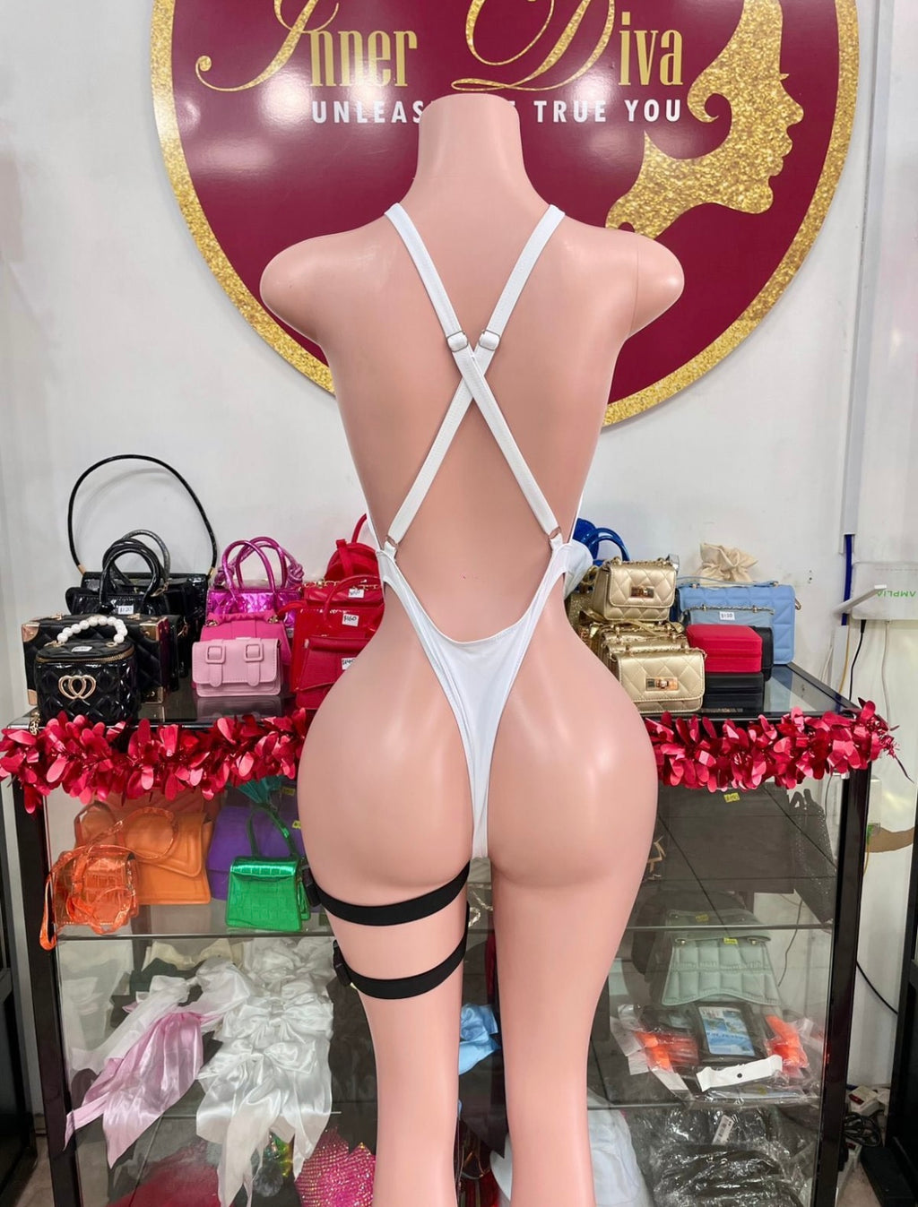 White Monokini