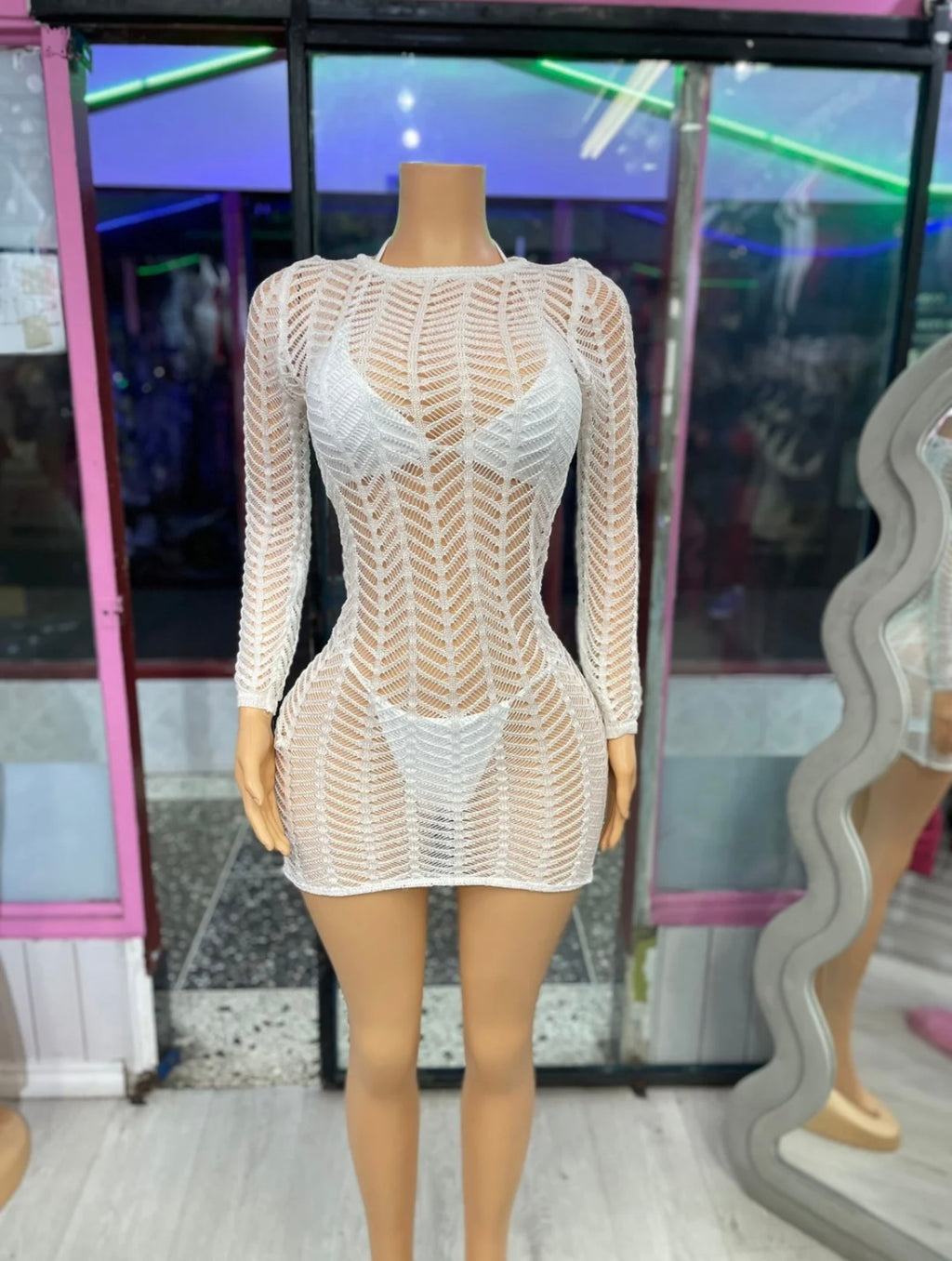 Sparkly Knit Cover Up