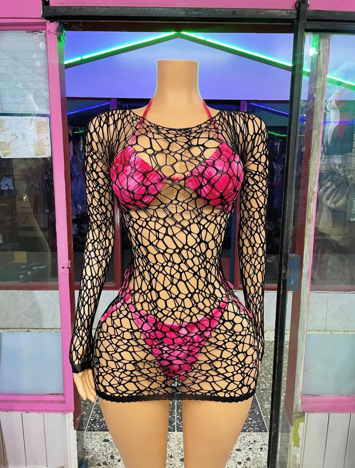 Fishnet Dress Coverup