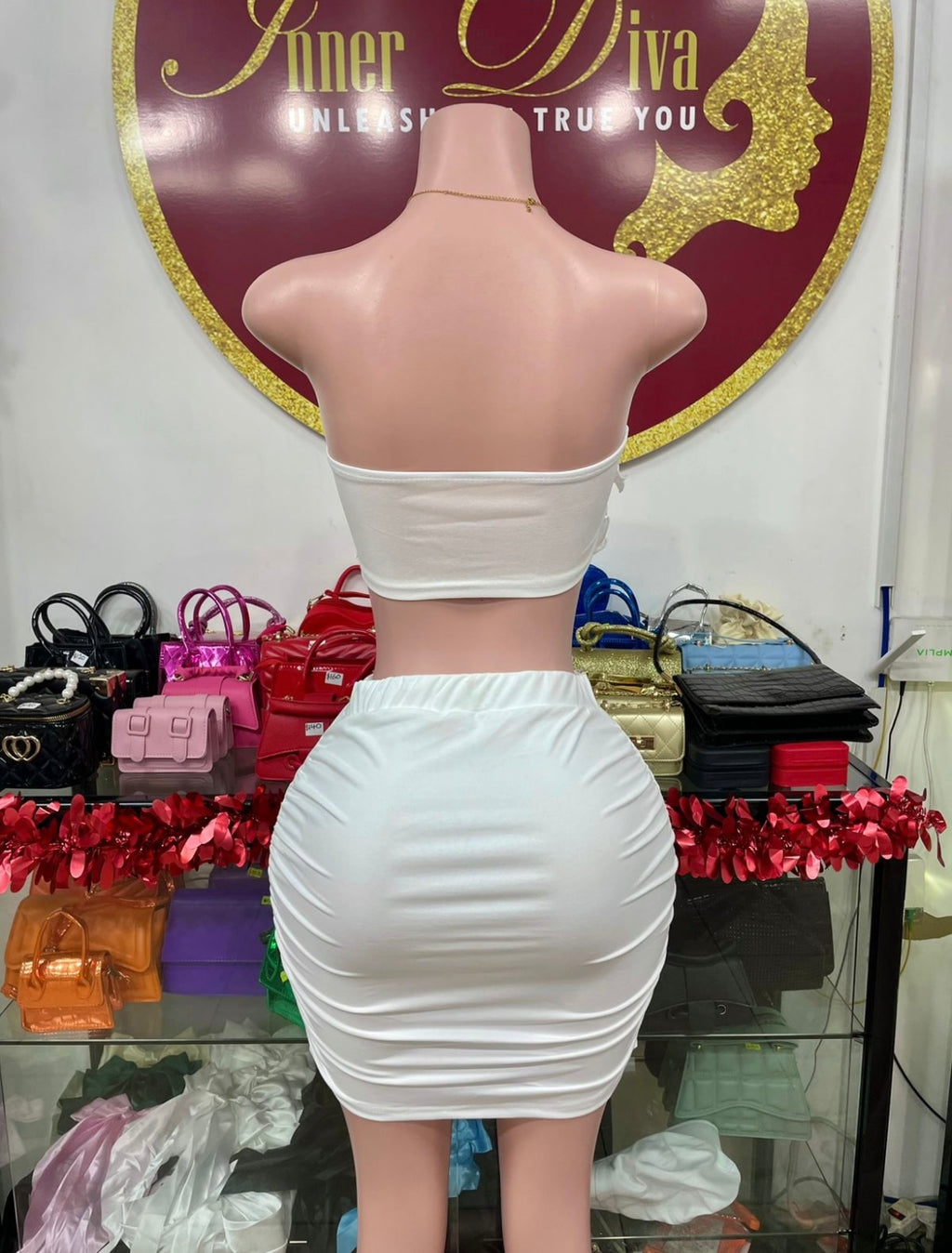 White Skirt Set