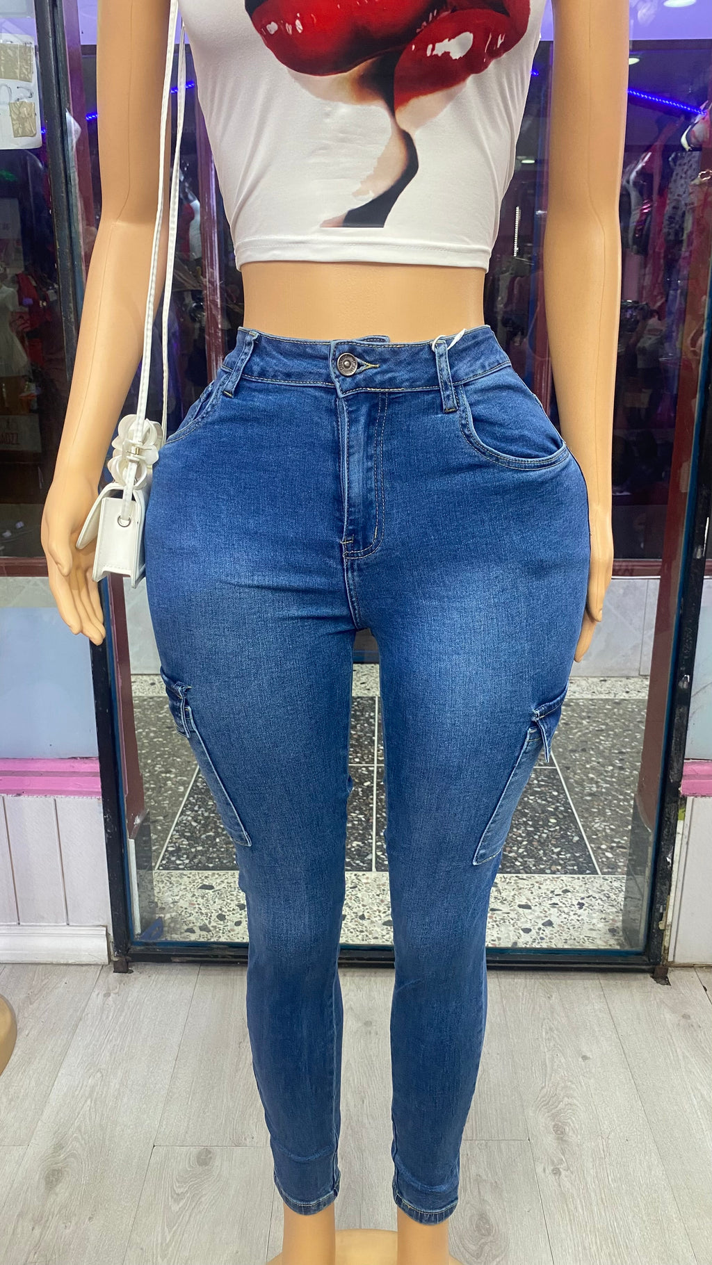 Cargo Skinny Jeans