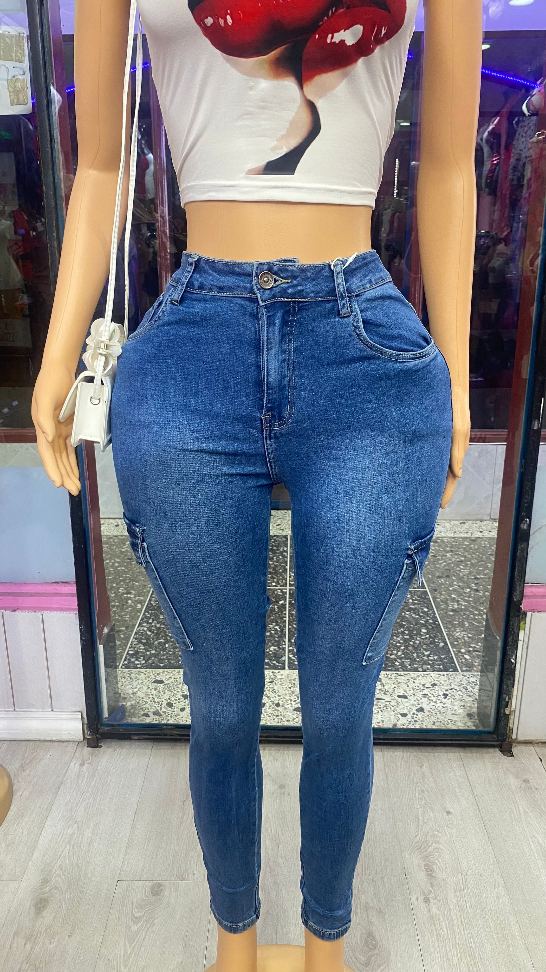 Cargo Skinny Jeans
