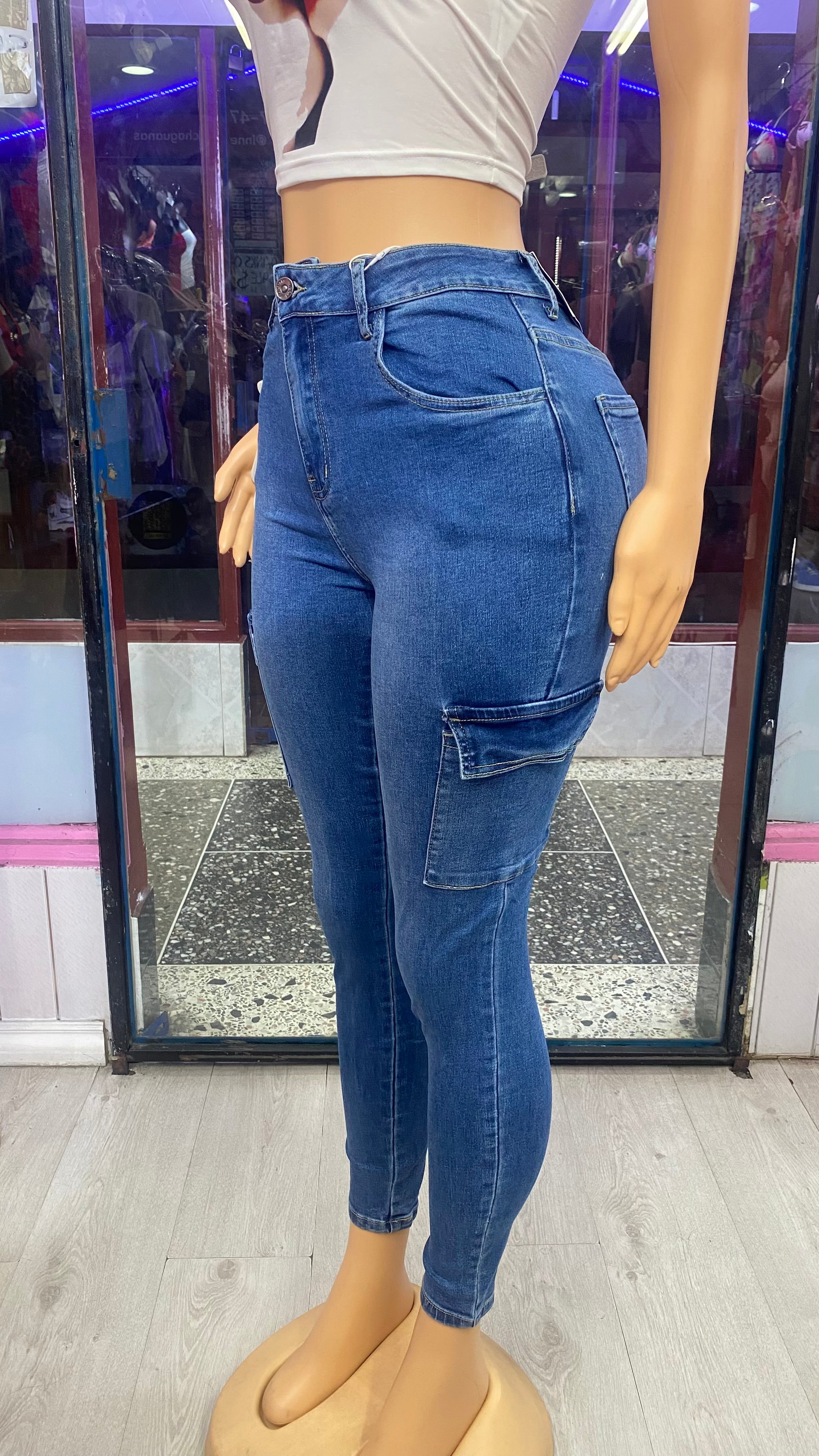 Cargo Skinny Jeans