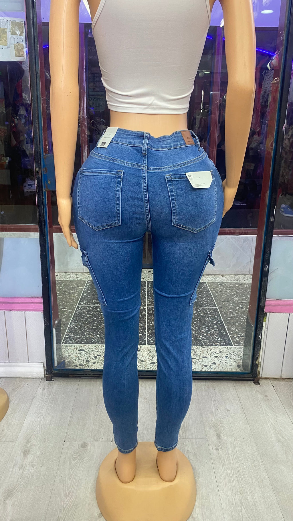 Cargo Skinny Jeans