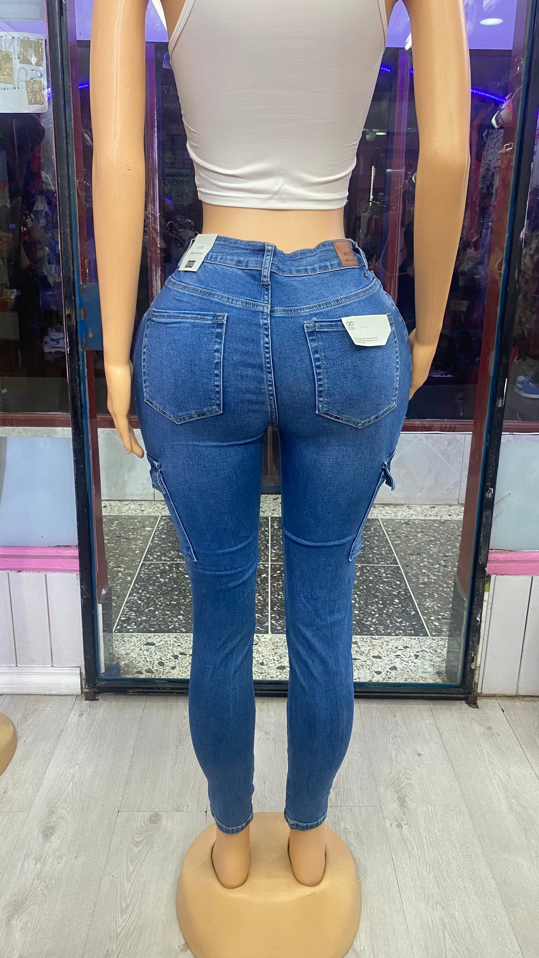Cargo Skinny Jeans