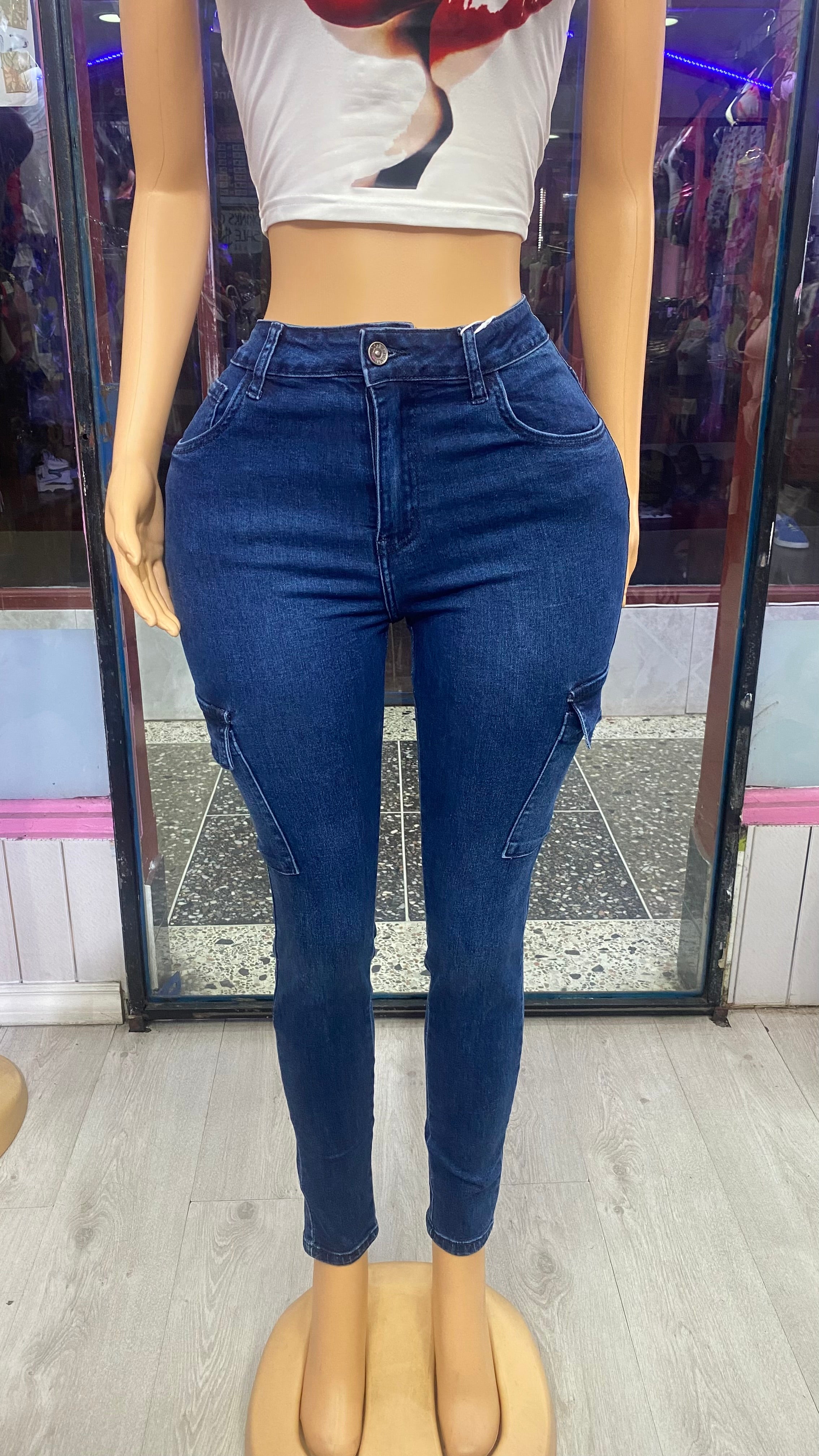 Cargo Skinny Jeans