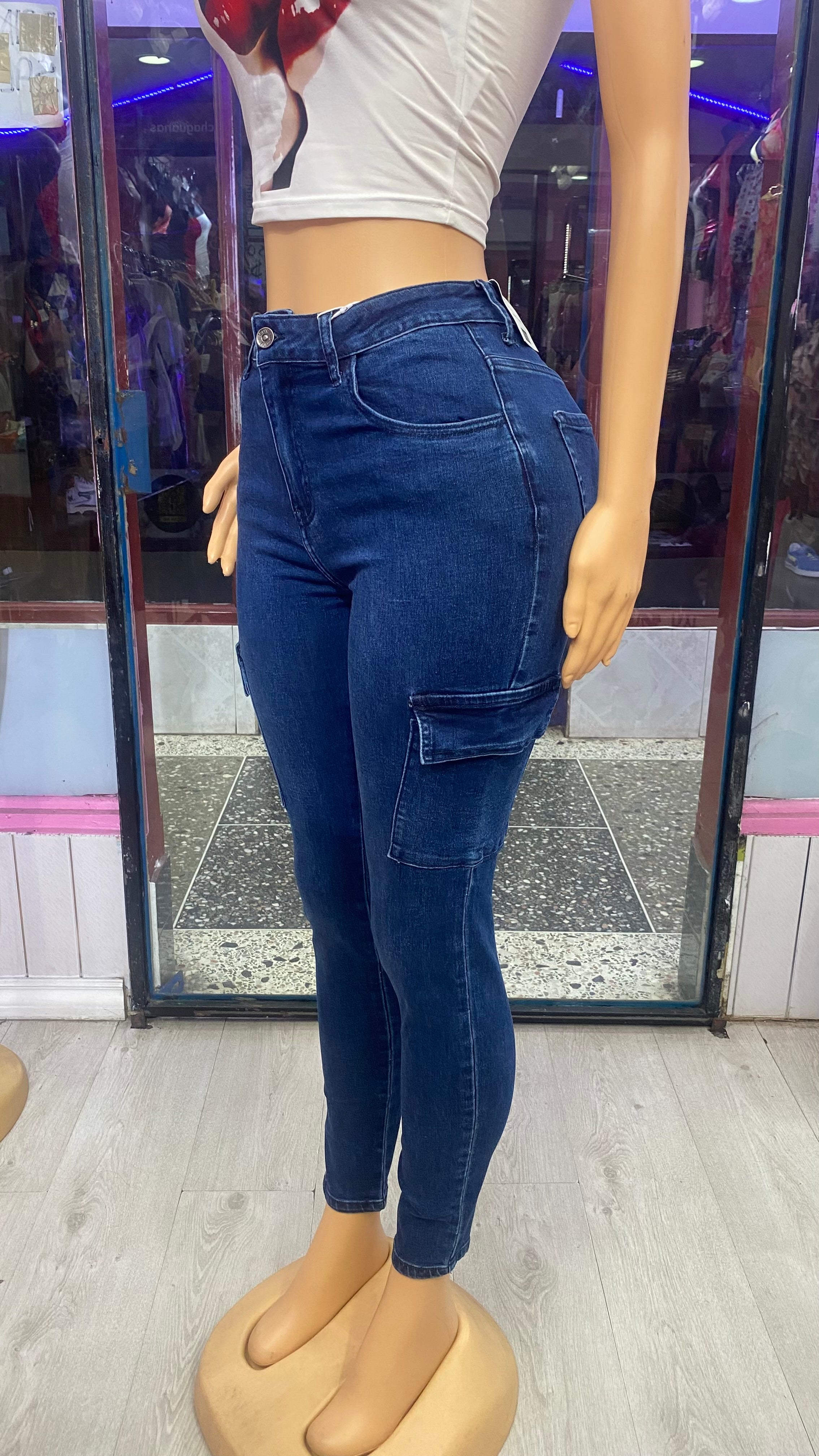 Cargo Skinny Jeans