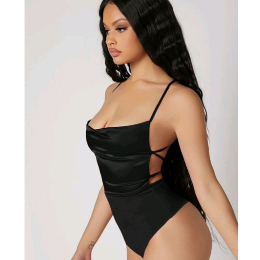 Satin bodysuit