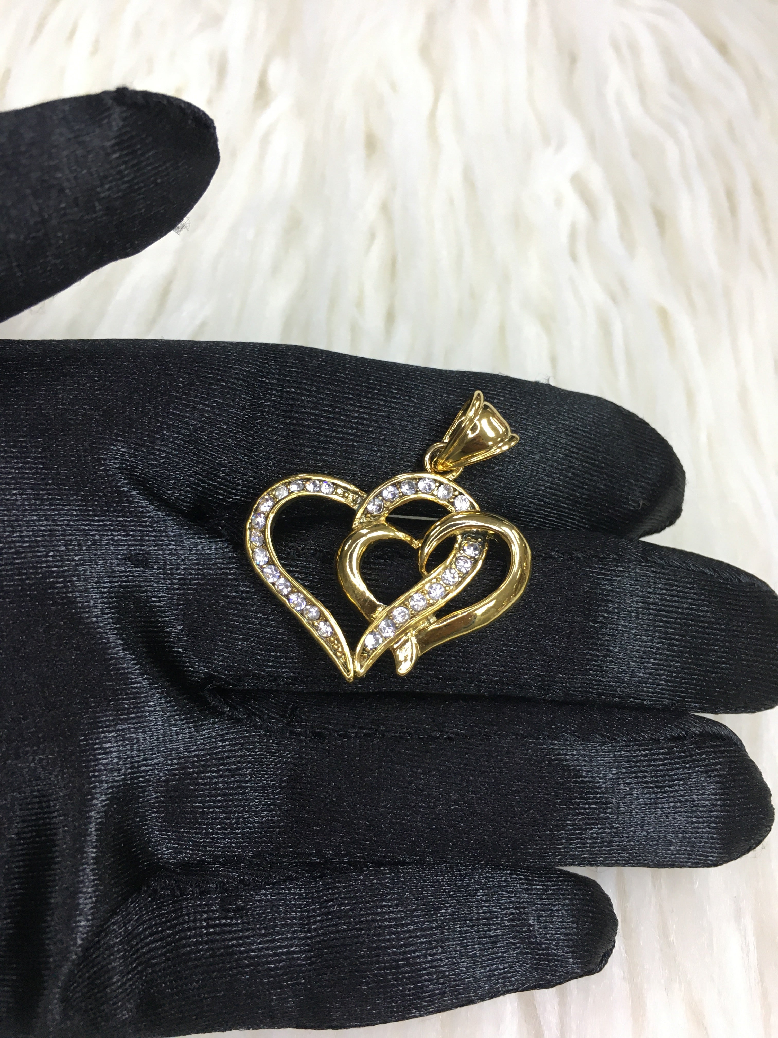 24k gold plated pendant