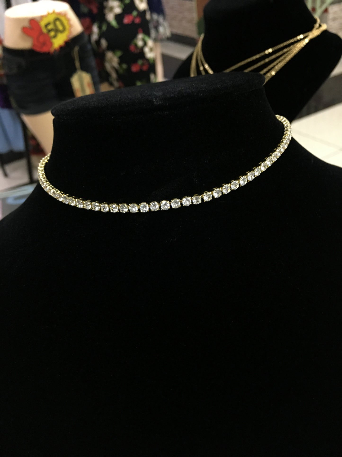 CZ Choker Chain