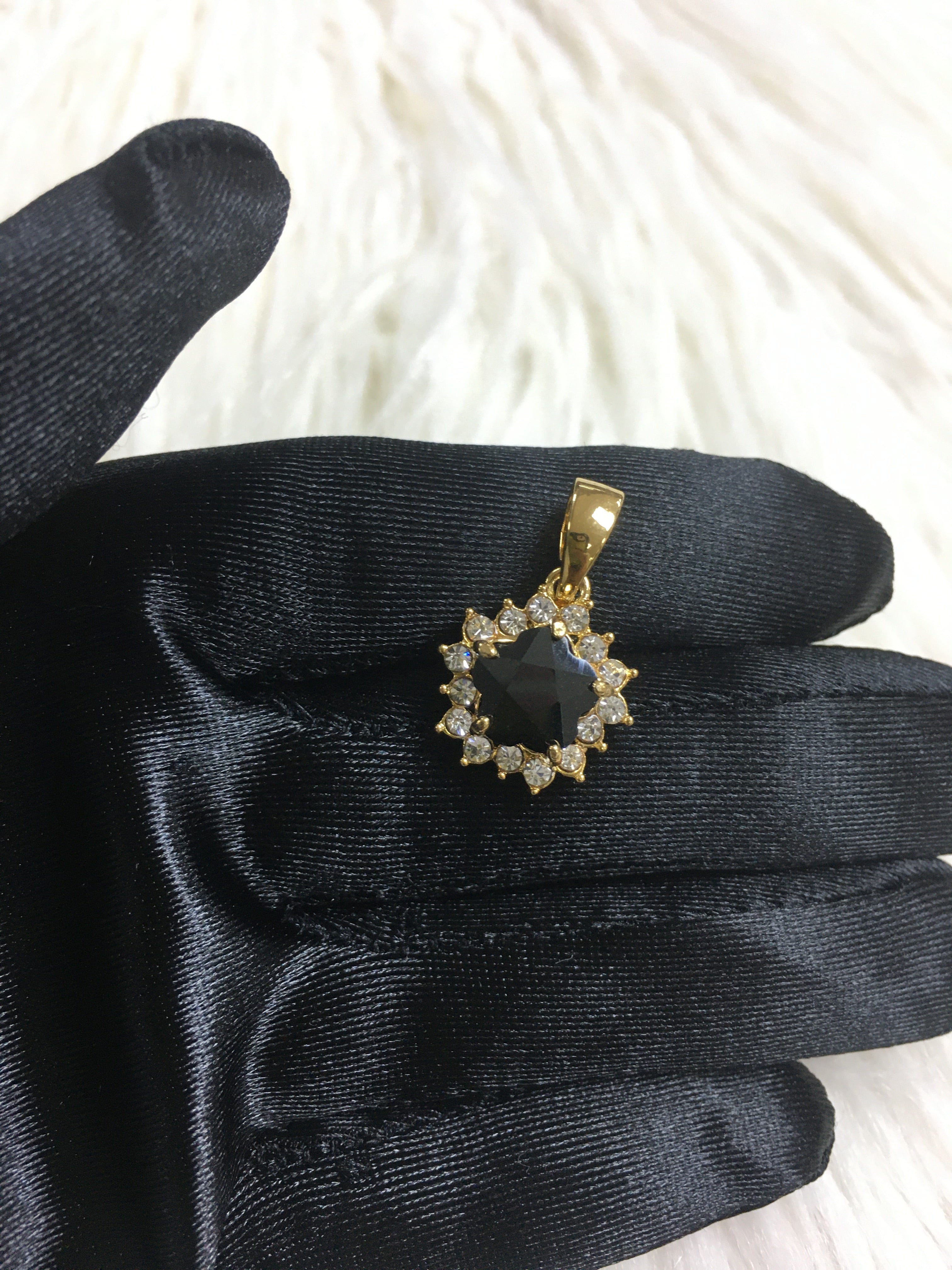 24k gold plated pendant