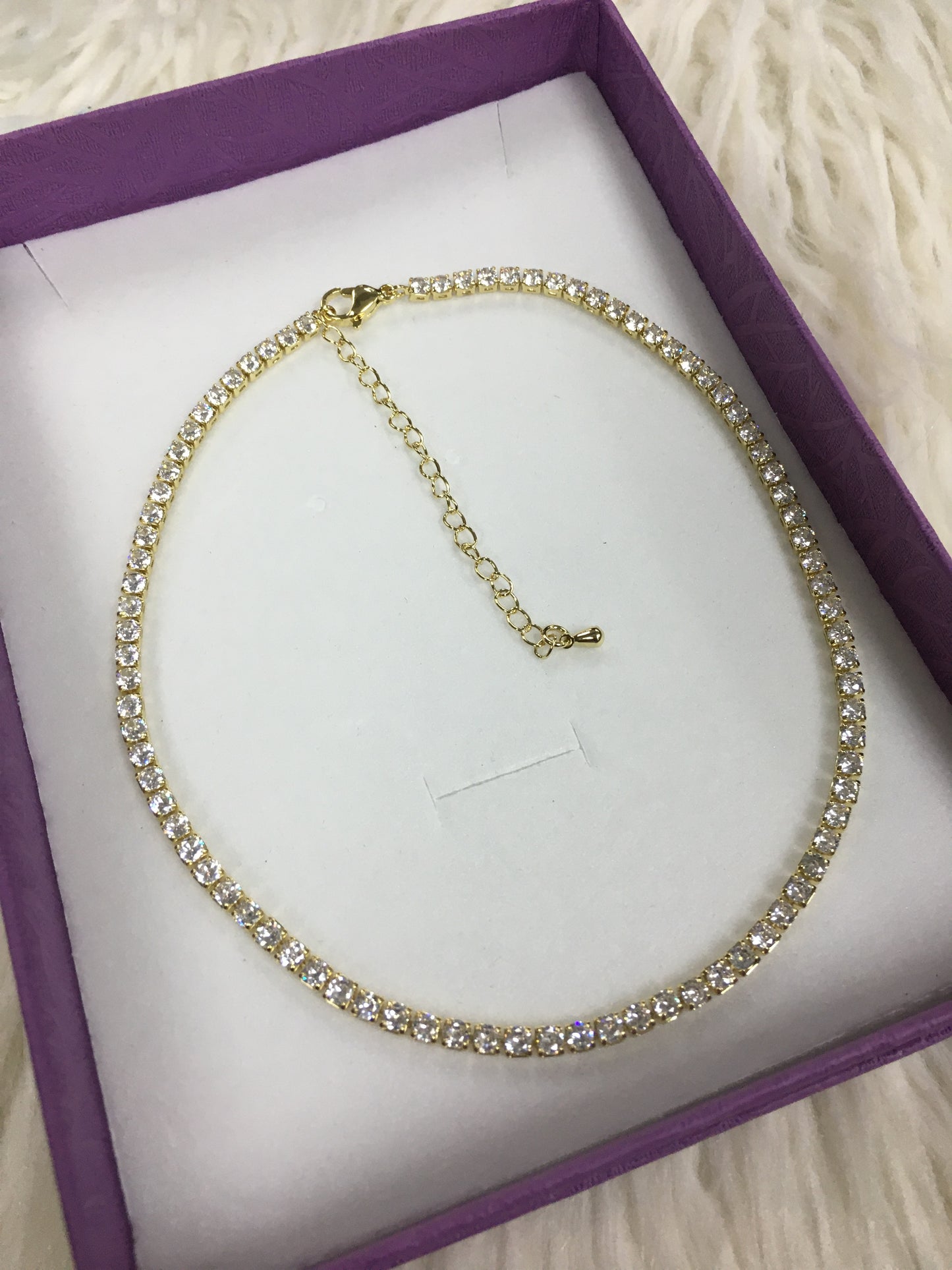 CZ Choker Chain