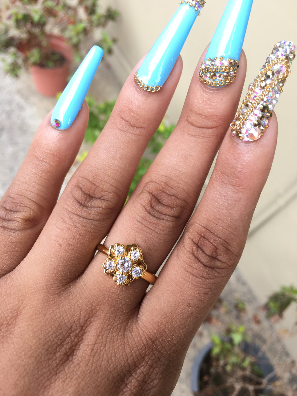 Adjustable spinning ring