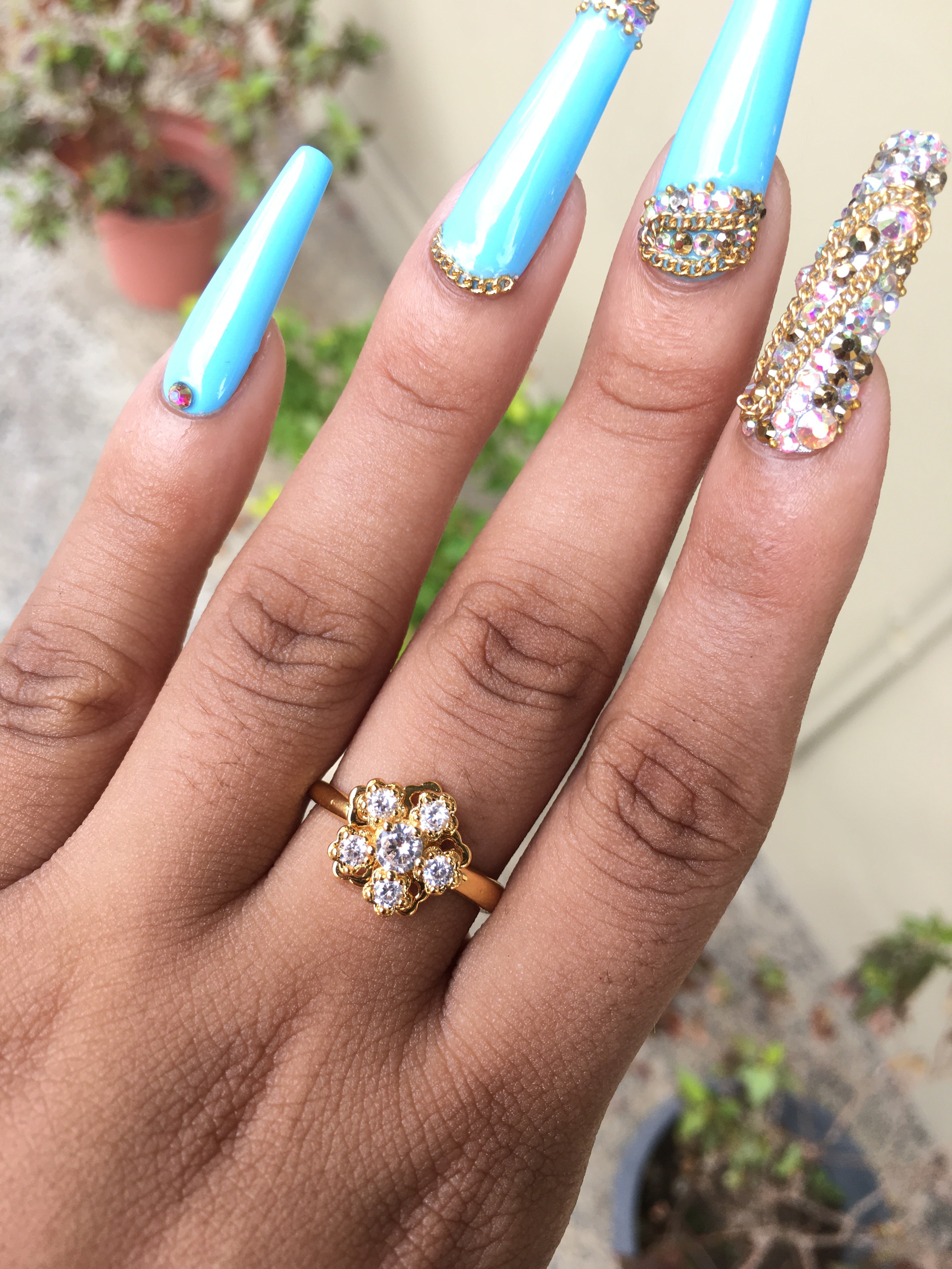 Adjustable spinning ring