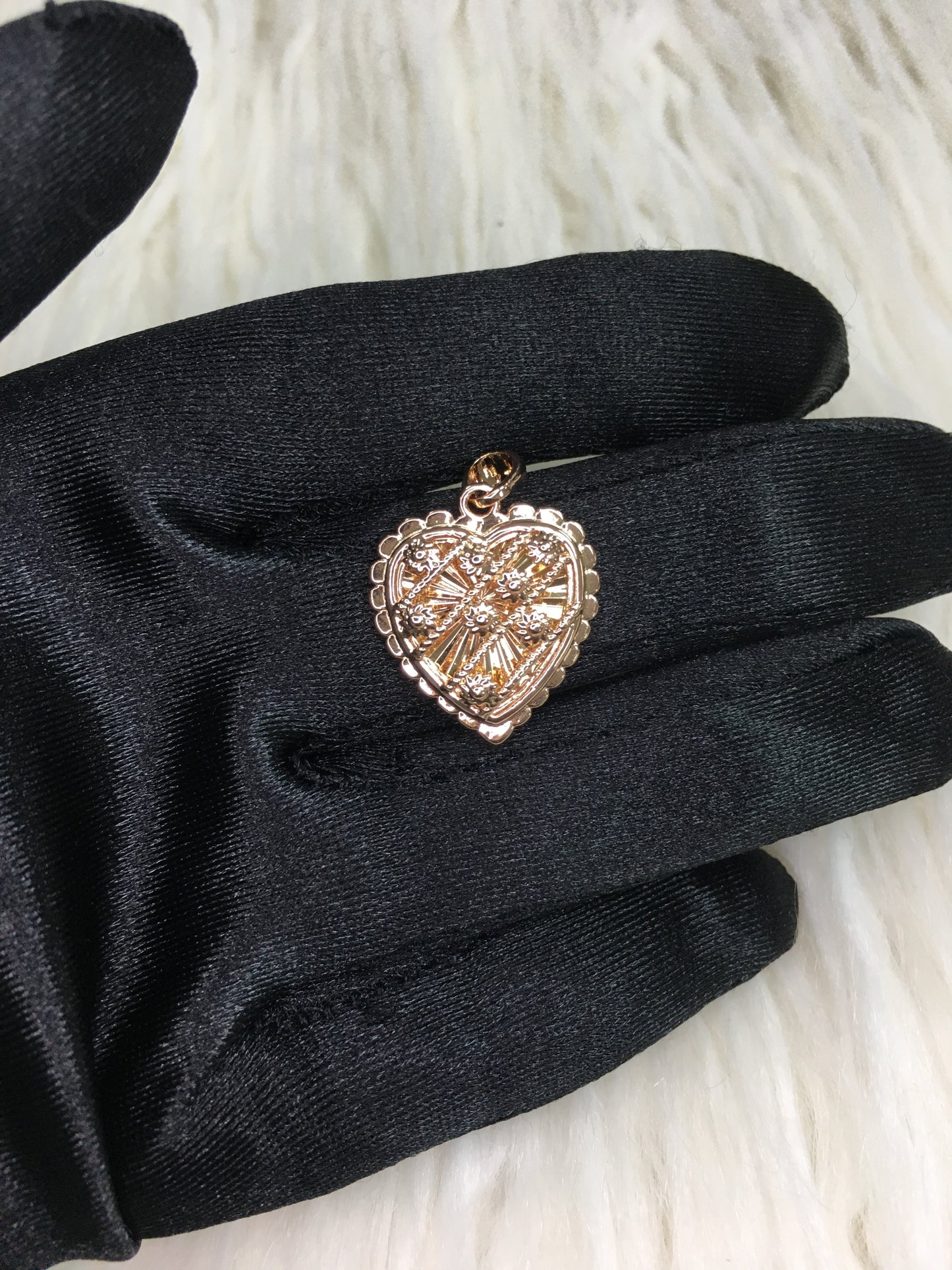 Rose Gold Heart Pendant