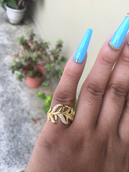 Leaf Design Ring