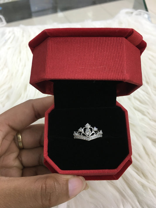 Sterling Silver Princess Ring