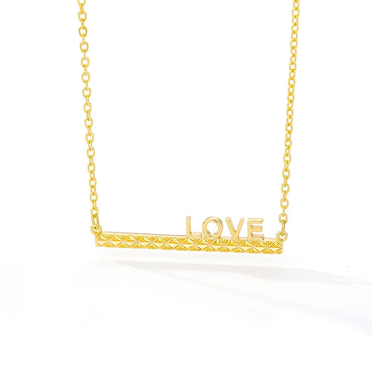 Love bar necklace