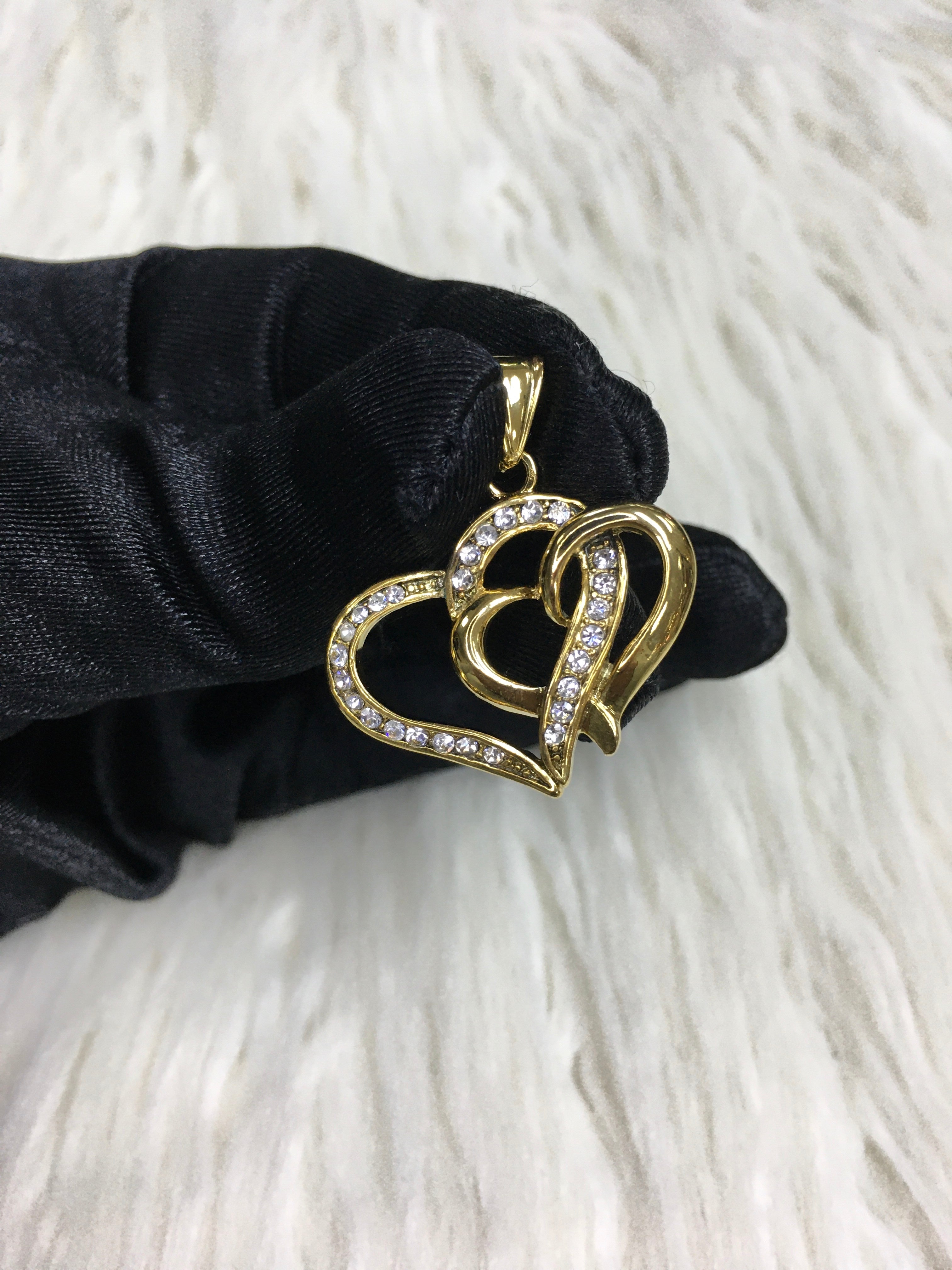 24k gold plated pendant