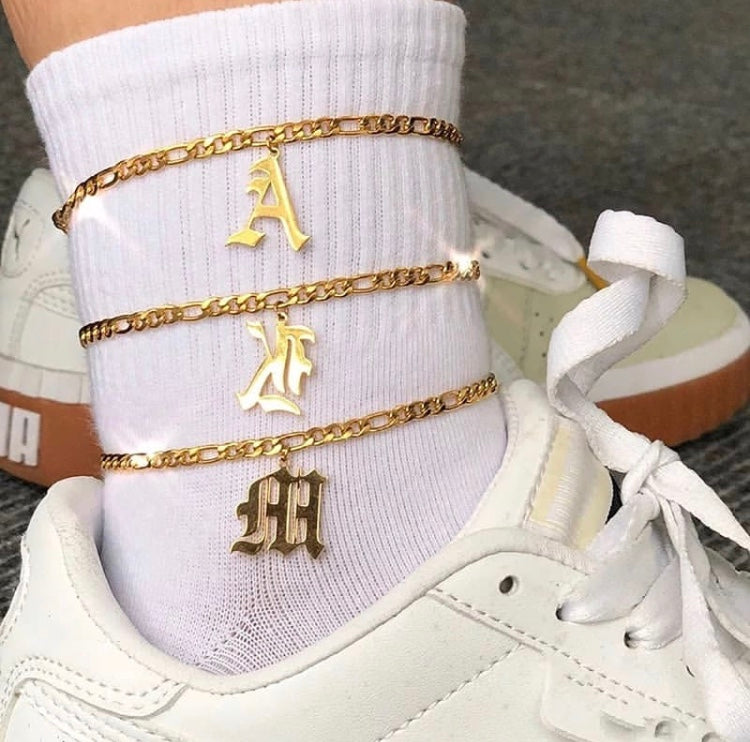 Initial Anklets