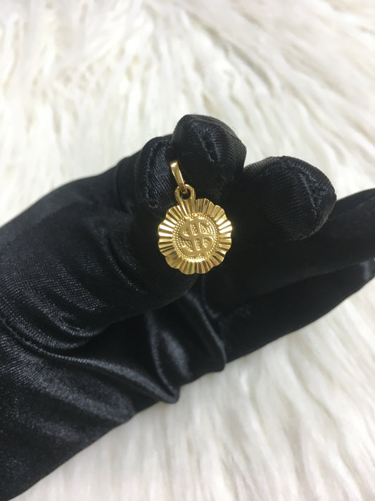 24k gold plated pendant
