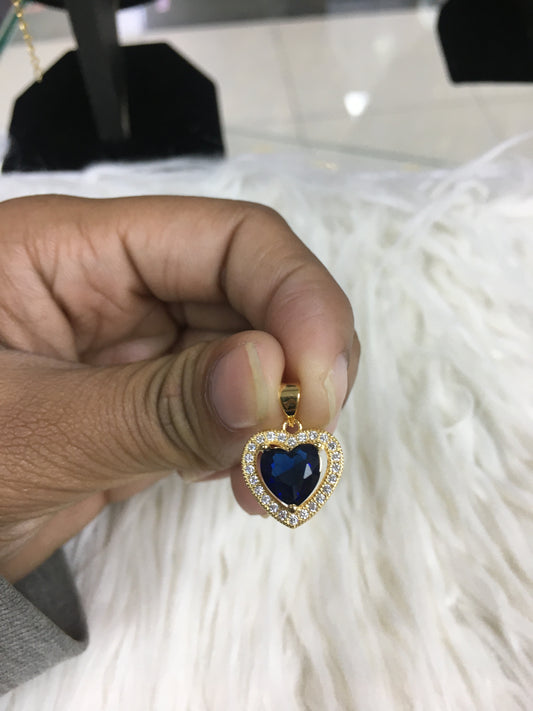 Blue Heart Pendant
