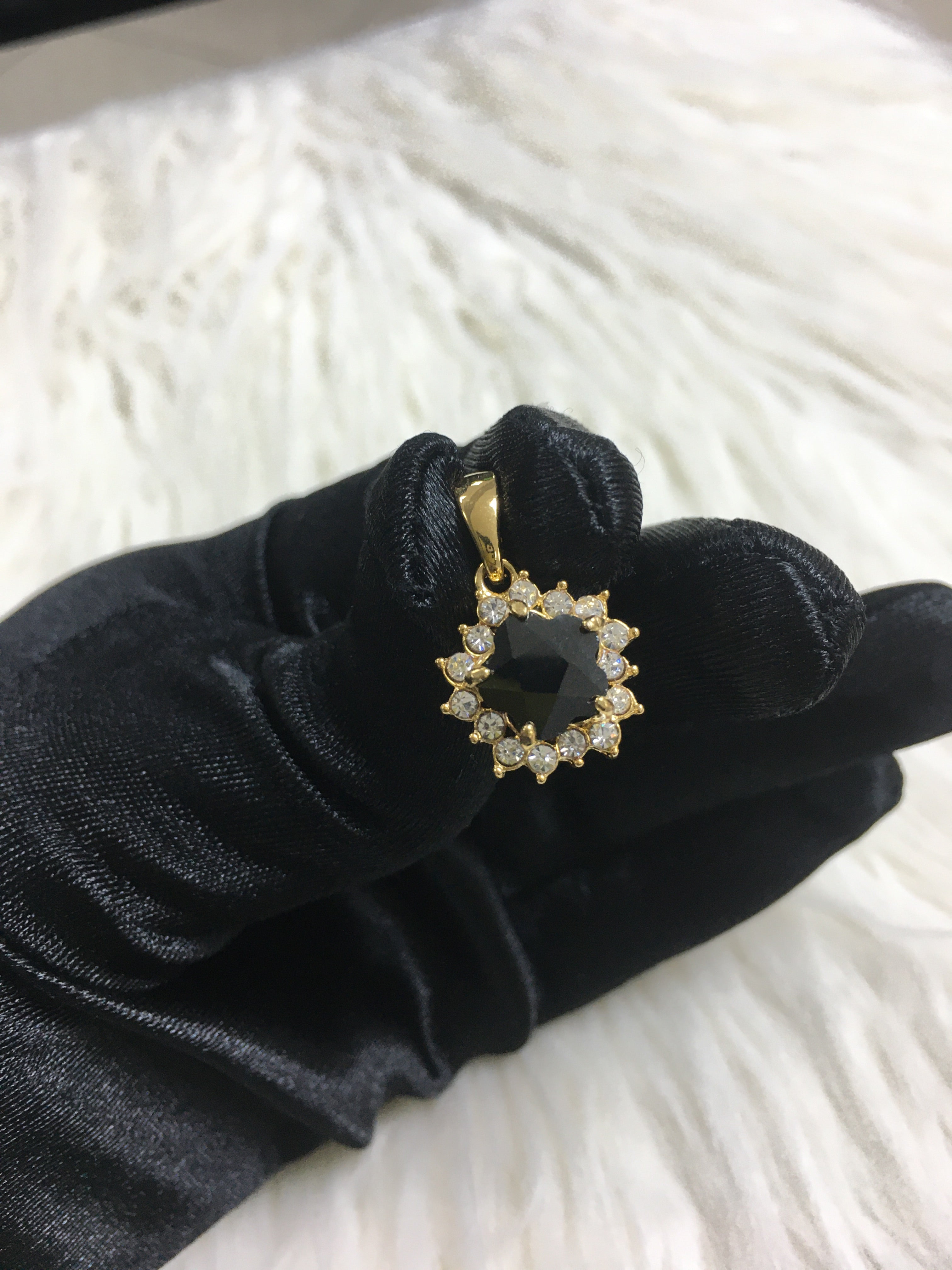 24k gold plated pendant