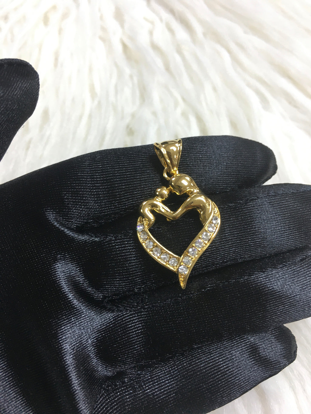 24k gold plated pendant