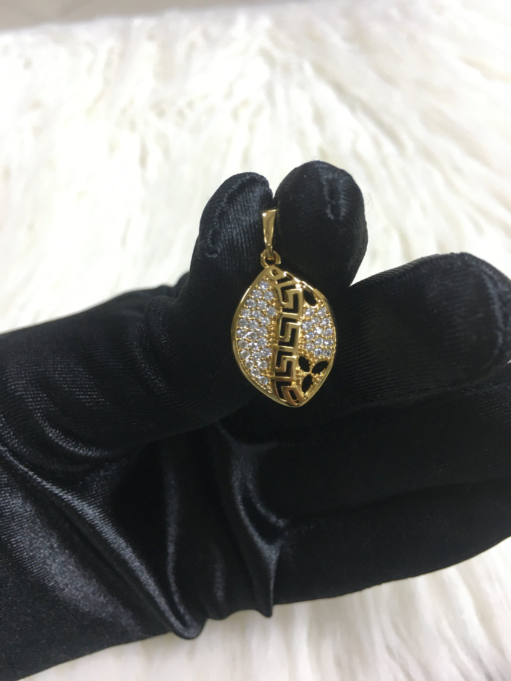 24k gold plated pendant