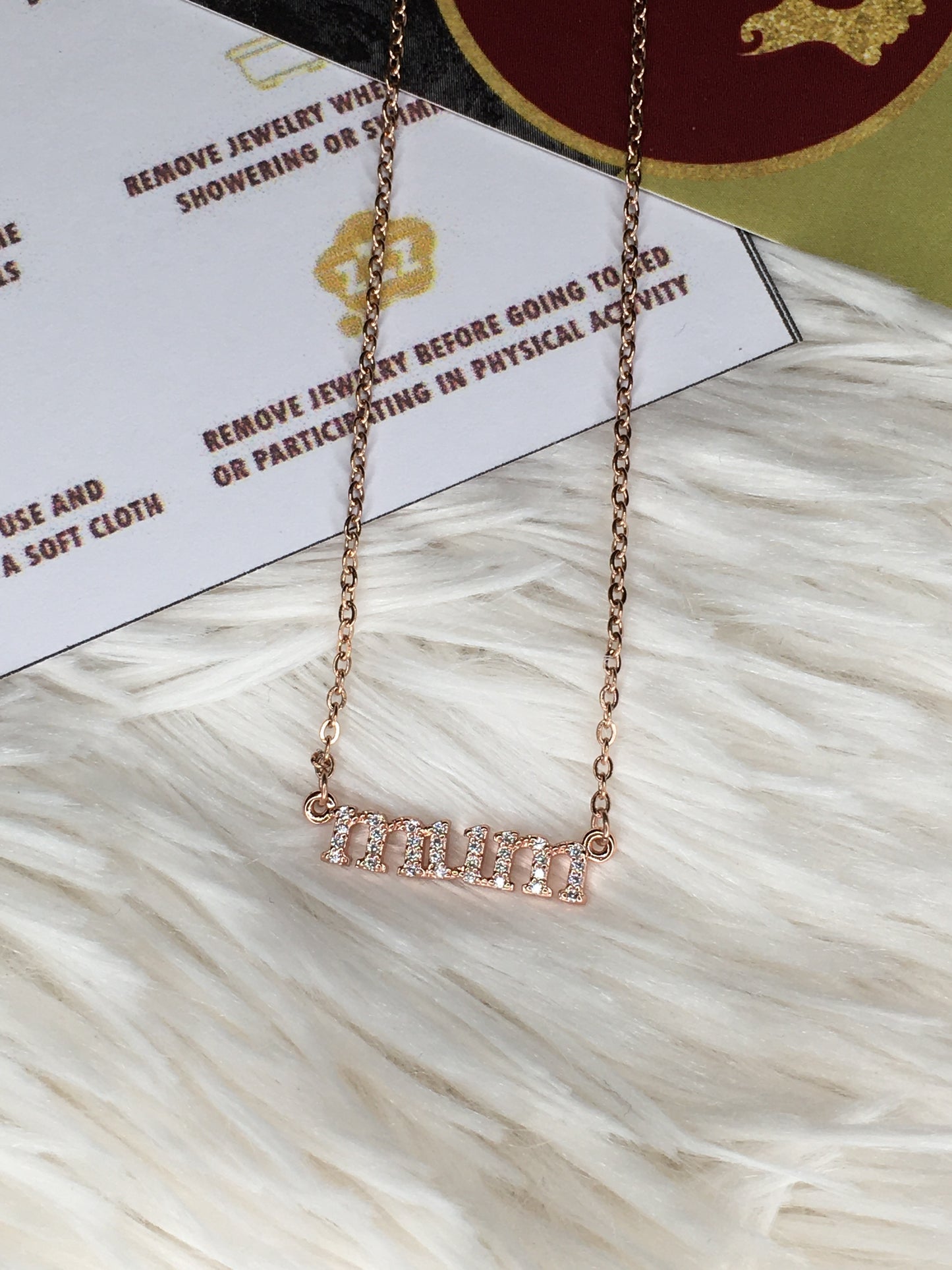 Studded Mom/Mum Chain